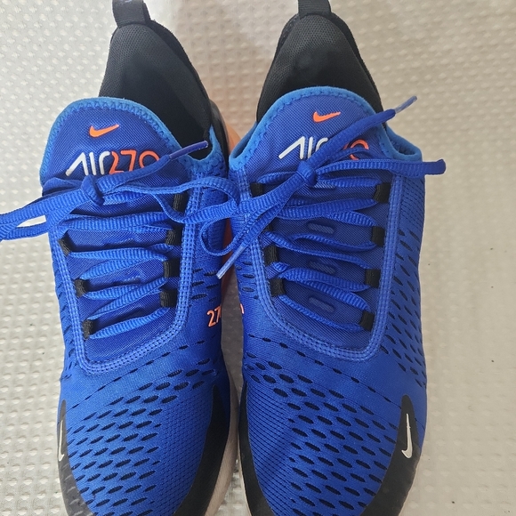 Nike Air Max 270 Racer Blue Crimson Orange AH8050-401 Mens Size 9.5 Rare - Picture 3 of 9